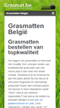 Mobile Screenshot of grasmat.be